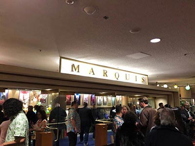 マリオットマーキースホテル内に突如現れるマーキース劇場（Marquis Theatre）